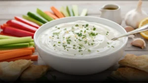 Creamy Garlic Greek Yogurt Dip
